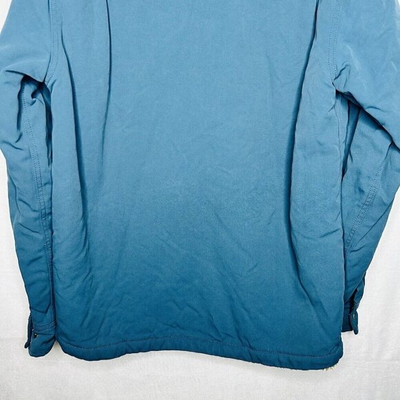 Marmot Sherpa Lined Ridgefield Shacket Jacket Blue Snap-Up Men's Sz M - Picture 7 of 9